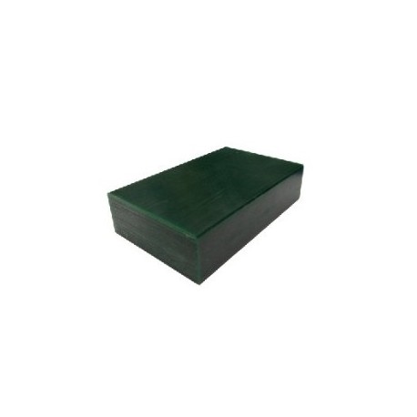 Green wax block for modeling