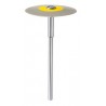 Lentille diamantée bicolore grise EVE 2mm