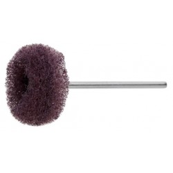 Brossette montée scotch brite mauve grain fin