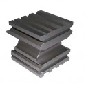 Steel multiform grooves block