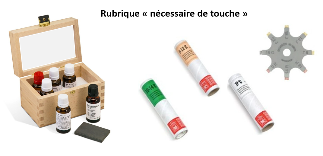 Rubrique nécessaire de touche